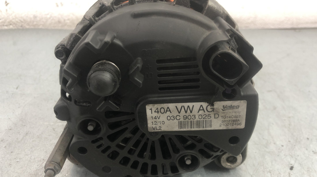 Alternator VW Tiguan 1.4 TSI 4motion Manual 150 cp sedan 2010 (03C903025)