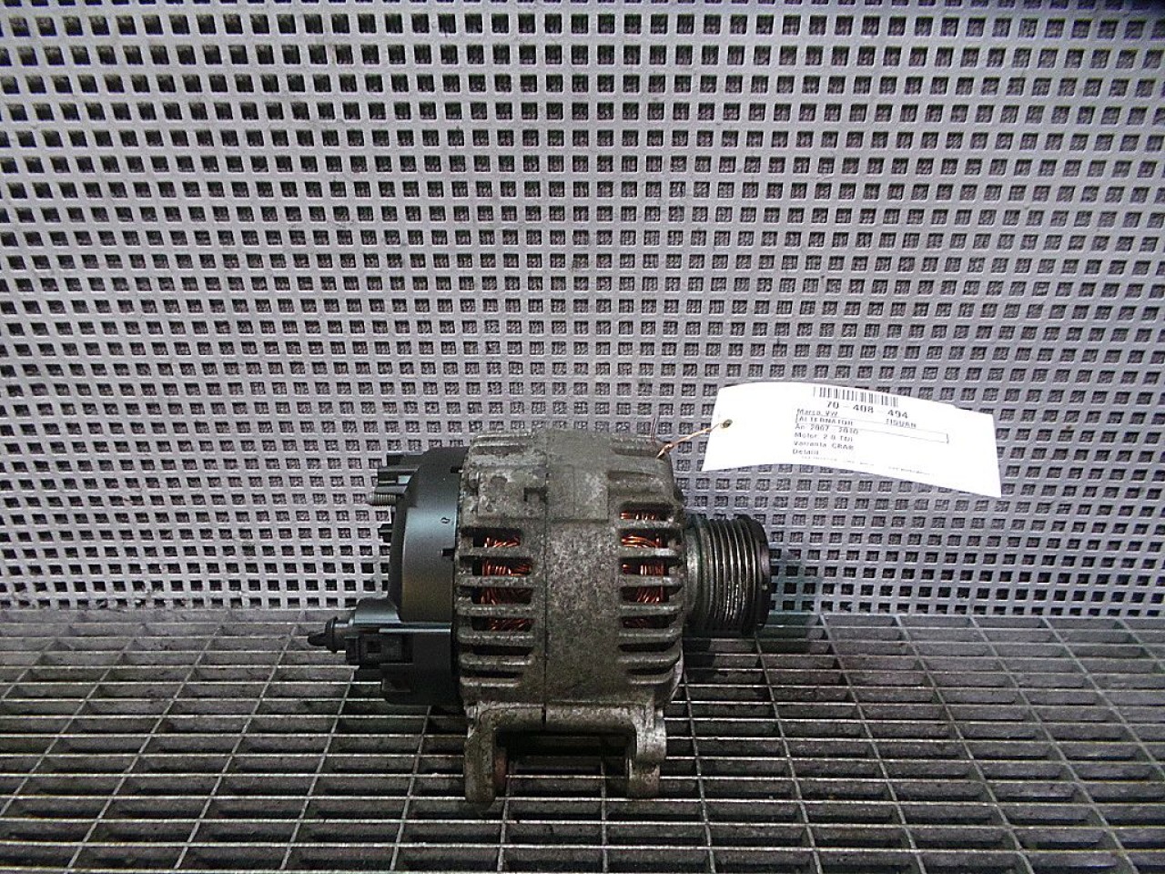 ALTERNATOR VW TIGUAN 2.0 TDI - (2007 2010)