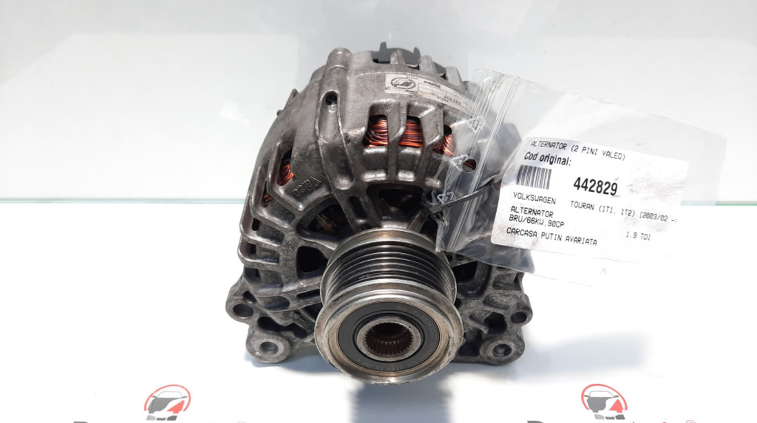 Alternator, Vw Touran (1T1, 1T2) [Fabr 2003-2010] 1.9 tdi, BRU (id:442829)