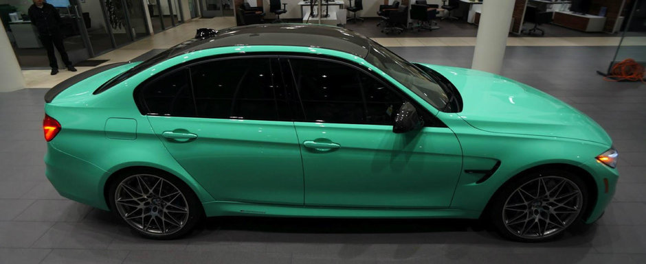 Altul ca el nu mai gasesti. Ce spui de acest BMW M3 Mint Green?