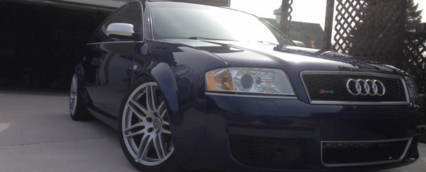 Altul ca el s-ar putea sa nu mai existe. Acest RS6 are o cutie manuala in sase rapoarte si tocmai a fost scos la vanzare