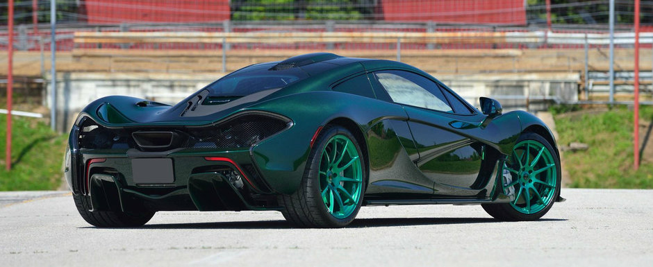 Altul la fel nu vei mai intalni. Uite singurul McLaren cu o caroserie din carbon verde