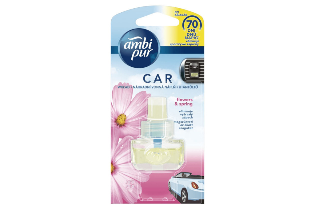Ambi Pur Car Rezerva Odorizant Parfum Bootle Flowers &amp; Spring E7891