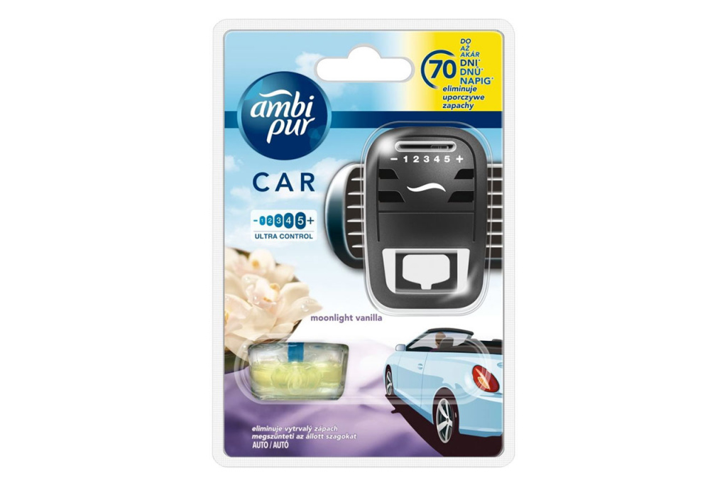 Ambi Pur Car Starter Odorizant Parfum Bootle Moonlight Vanilla E7845