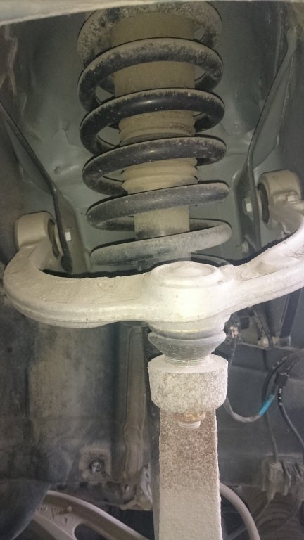 Amortizor+arc stanga fata Mercedes ML W164