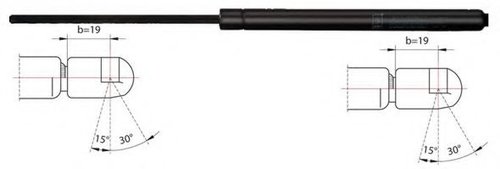 Amortizor capota AUDI A4 (8E2, B6) (2000 - 2004) METZGER 2110252 piesa NOUA