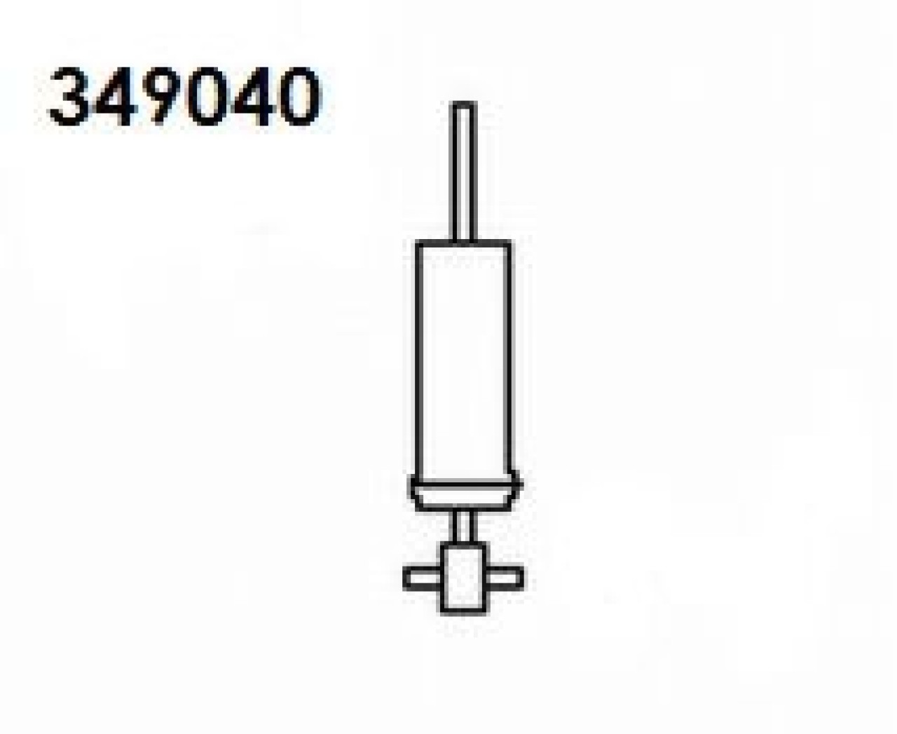 Amortizor CITROEN C-CROSSER (EP) (2007 - 2016) KYB 349040 piesa NOUA