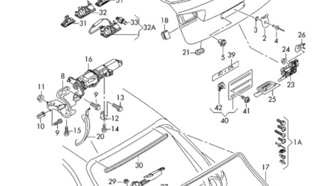 Amortizor haion Audi A6 4G Avant OEM 4G9827552A