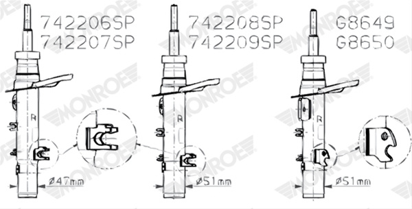 Amortizor Monroe Opel G8650