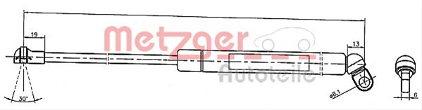 Amortizor Portbagaj Metzger Bmw 2110376