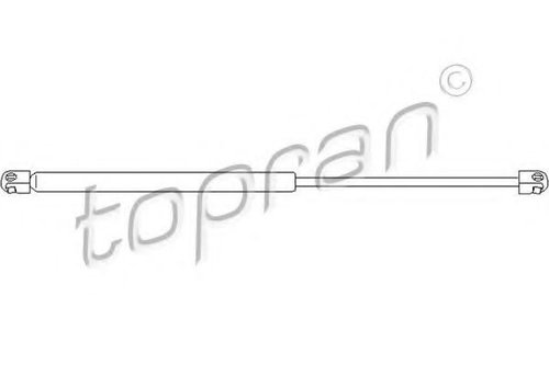 Amortizor portbagaj OPEL ASTRA F Combi (51, 52) (1991 - 1998) TOPRAN 200 015 piesa NOUA