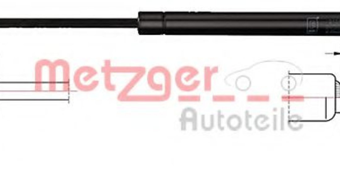 Amortizor portbagaj OPEL ASTRA H GTC (L08) (2005 - 2016) METZGER 2110516 piesa NOUA