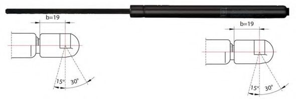 Amortizor portbagaj SEAT TOLEDO II (1M2) (1998 - 2006) METZGER 2110103 piesa NOUA