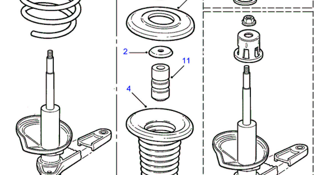 Amortizor punte fata Land Rover Freelander I JAPANPARTS RSC000040