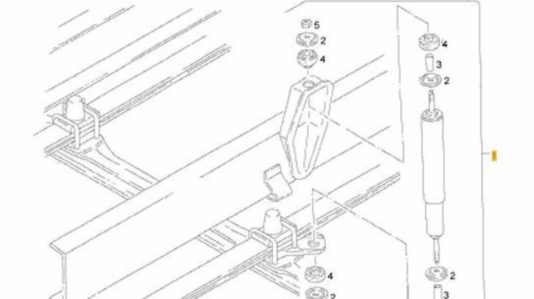 Amortizor punte fata Man L2000 MAGNUM TECHNOLOGY 81.43701-6789