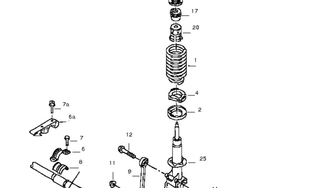 Amortizor punte fata Vw Touareg SACHS 7L6413032L