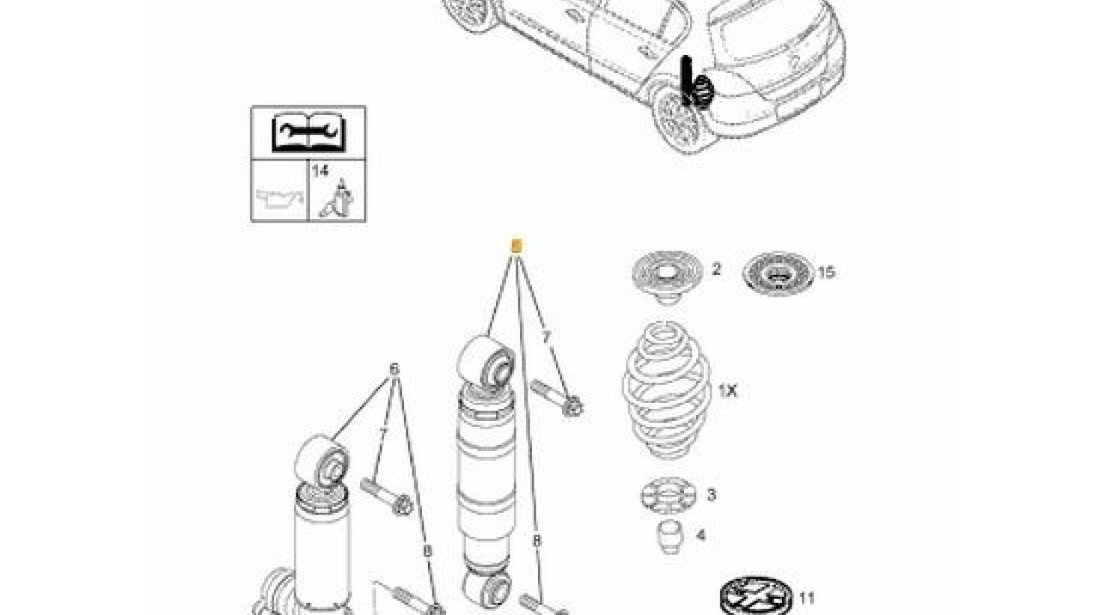 Amortizor spate Opel Astra H STARMANN AUSTRIA 436282