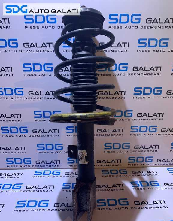 Amortizor Telescop Complet cu Arc si Flansa Dreapta Fata Peugeot 307 2002 - 2008
