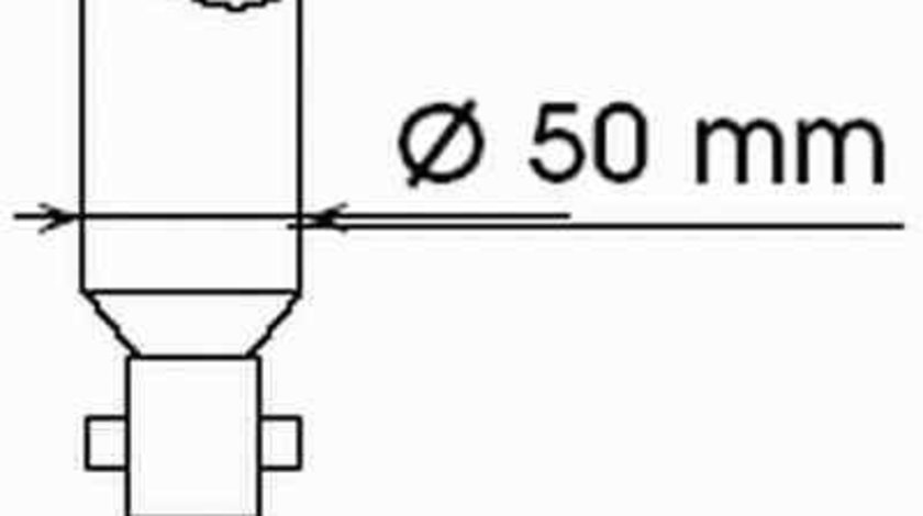 amortizor telescop RENAULT KANGOO KC0/1 KYB 551811