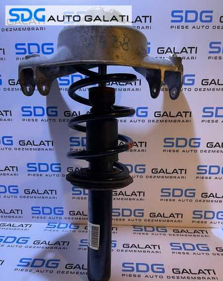 Amortizor Telescop Stanga Fata Complet cu Arc si Flansa Audi A4 B8 2008 - 2015 Cod 8K0413031AF