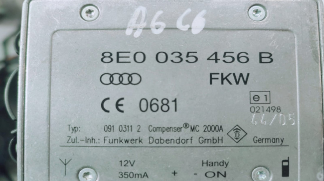 Amplificator antena 8e0035456b Audi A6 4F/C6 [2004 - 2008]