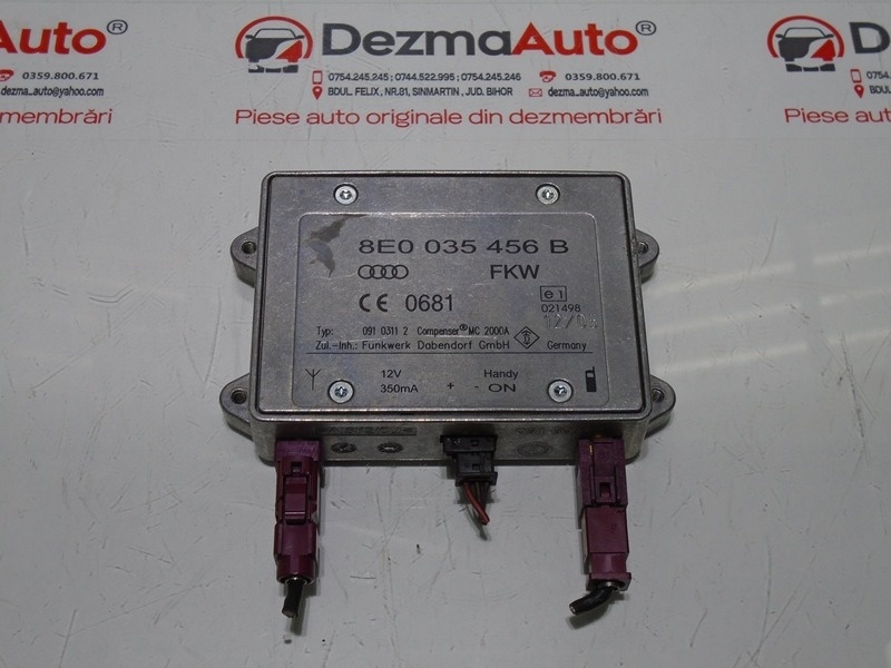 Amplificator antena 8E0035456B, Audi A6 (4F2, C6) (id:295757)