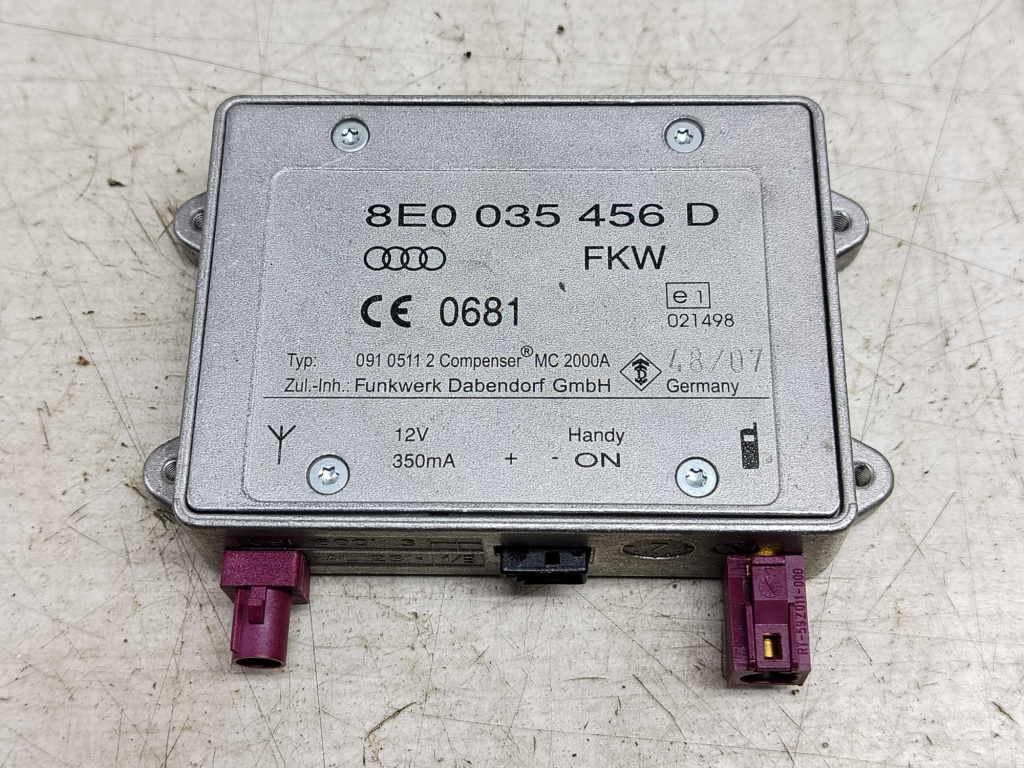Amplificator antena 8e0035456d Audi A4 B8/8K [2007 - 2011]