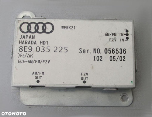 Amplificator ANTENA AUDI A4 8E9 035 225 / 8E9035225 / 8E9 035 225 / 8E9035225