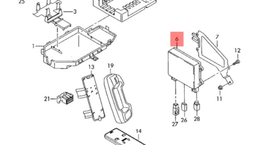 Amplificator antena Audi A4 B8 2.0 TDI CAG OEM 8E0035456D