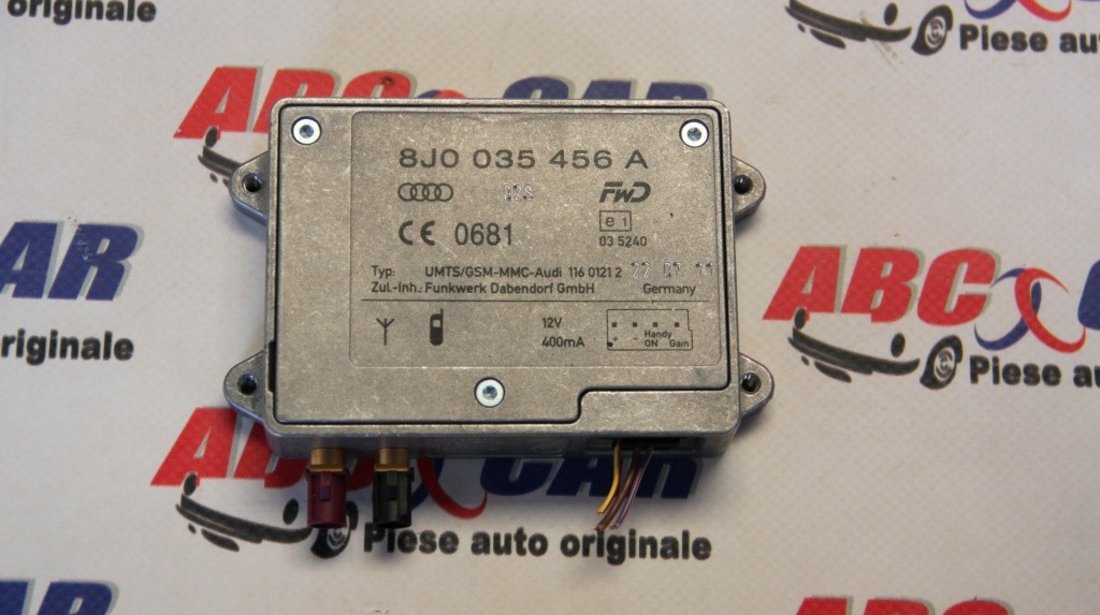 Amplificator antena Audi A5 8T cod: 8J0035456A model 2012