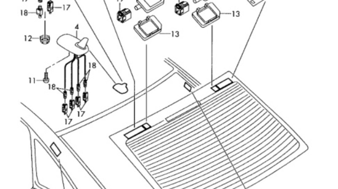 Amplificator antena Audi A6 4F C6 3.0 TDI BMK OEM 4F5035225P