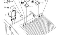 Amplificator antena Audi A6 4F C6 3.0 TDI BMK OEM ...