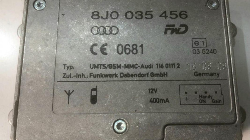 Amplificator antena Audi A6 facelift (2008-2011) [4f, C6] 8J0035456
