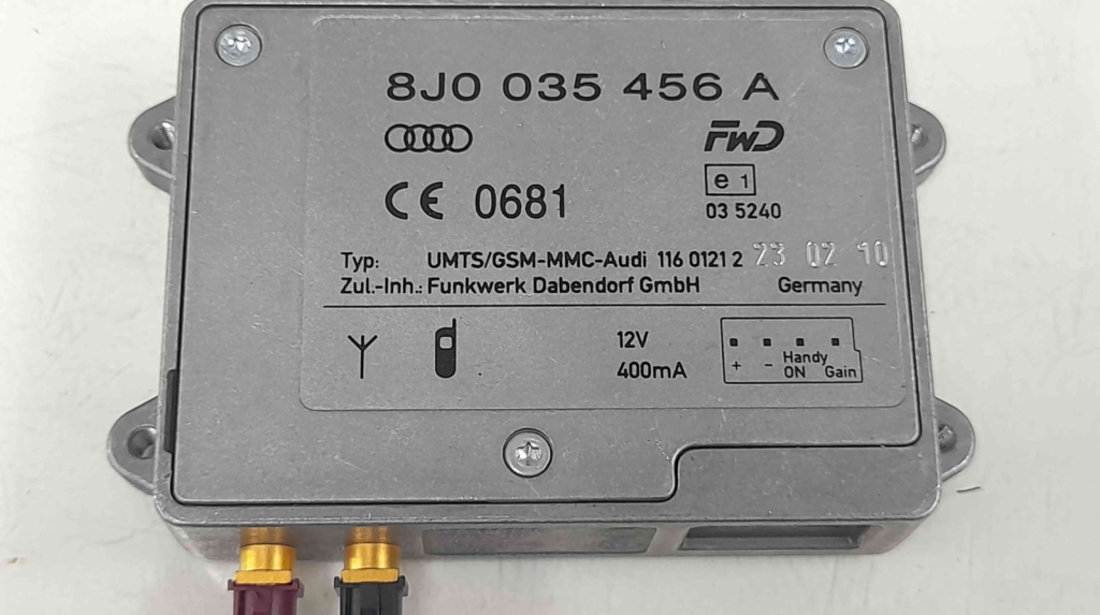 Amplificator antena Audi A6 facelift (4F2, C6) [Fabr 2004-2010] 8J0035456A