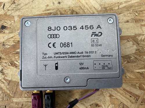Amplificator antena AUDI Q5 3.0TDI QUATTRO S-LINE suv 2010 (8J0035456A)