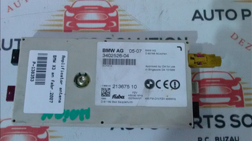 Amplificator antena BMW X3 (E83) 2003-2009