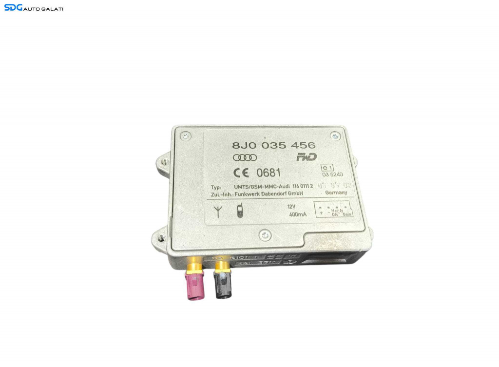 Amplificator Antena Modul Semnal Audi A4 B8 2008 - 2016 Cod 8J0035456 [LR1122]