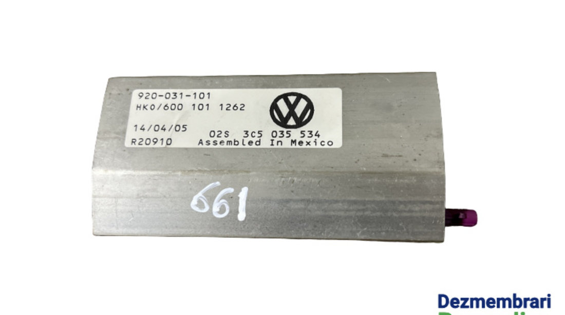 Amplificator antena radio 3C5035534 Volkswagen VW Passat B6 [2005 - 2010] Sedan 4-usi 2.0 TDI MT (140 hp) LA7W