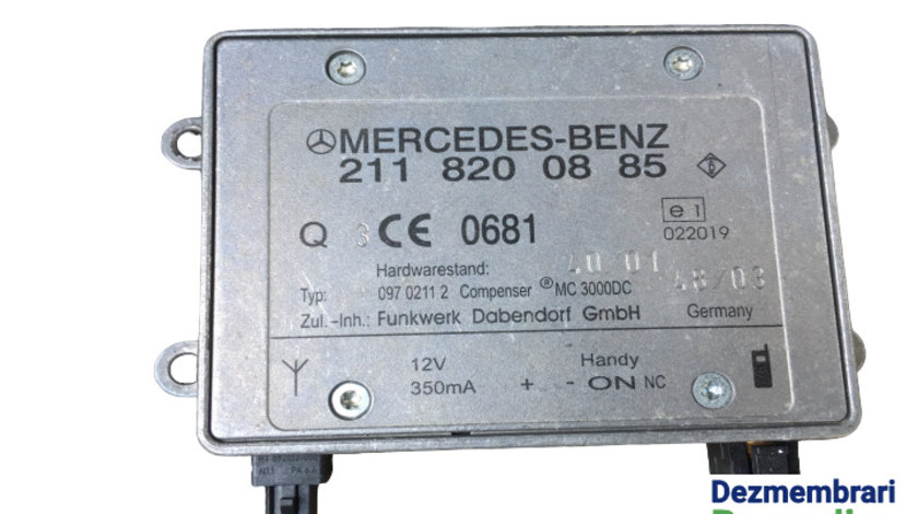 Amplificator antena radio Cod: 2118200885 Mercedes-Benz E-Class W211/S211 [2002 - 2006] wagon 5-usi E 220 CDI MT (150 hp)