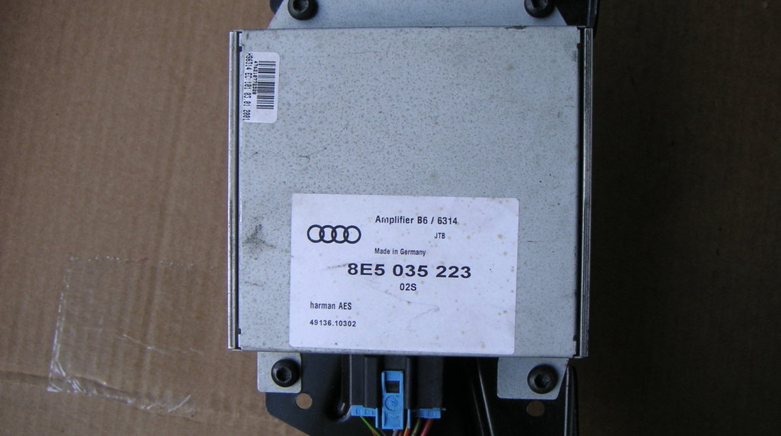 Amplificator Audi A4 B6 (2000-2004), B7 (2004-2008) cod 8E5035223