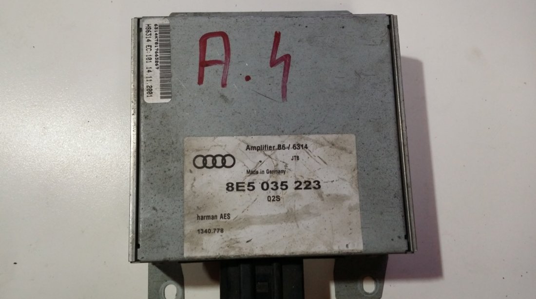 Amplificator Audi A4 B6 2001 2005 8E5035223