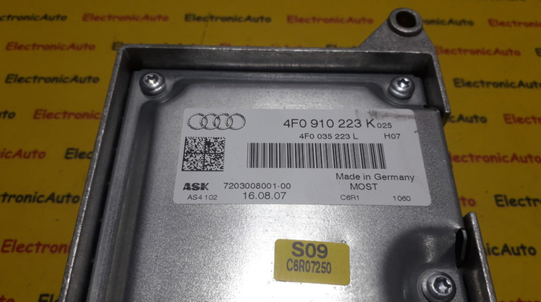 Amplificator Audi A6 4F0910223K, 4F0035223L