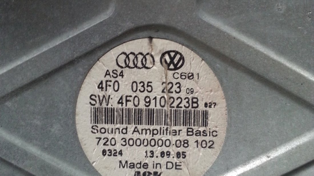 Amplificator AUDI A6 C6 4F0035223