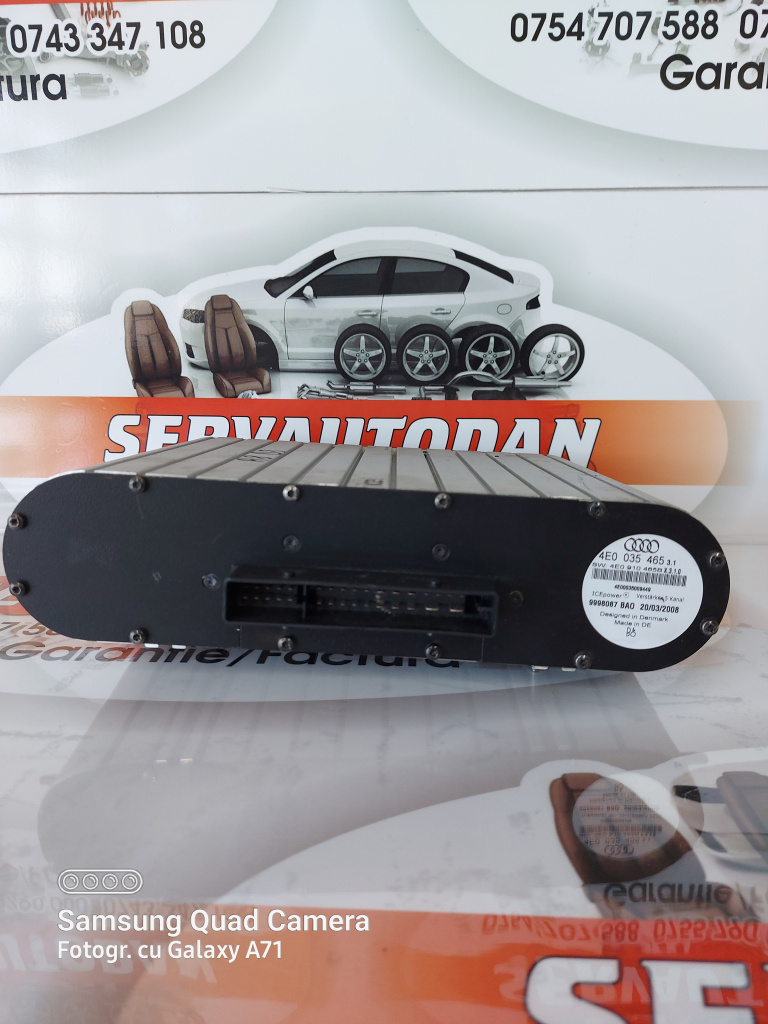 Amplificator Audi A8 (2002-2009) [4E] D3 3.0 Motorina 2008, 4E0035465