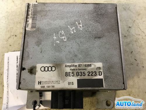 Amplificator Audio 8e5035223d Audi A4 8EC 2004-2008