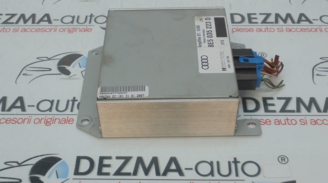 Amplificator audio, 8E5035223D, Audi A4 Avant (8ED, B7)