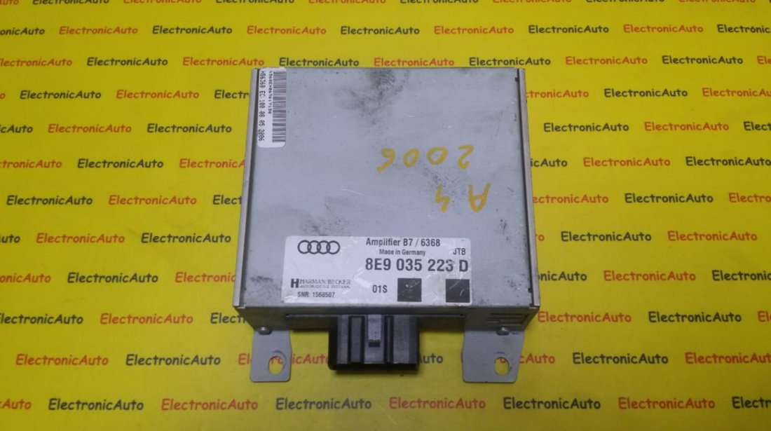 Amplificator Audio Audi, 8E9035223D, 1568507, HS6368