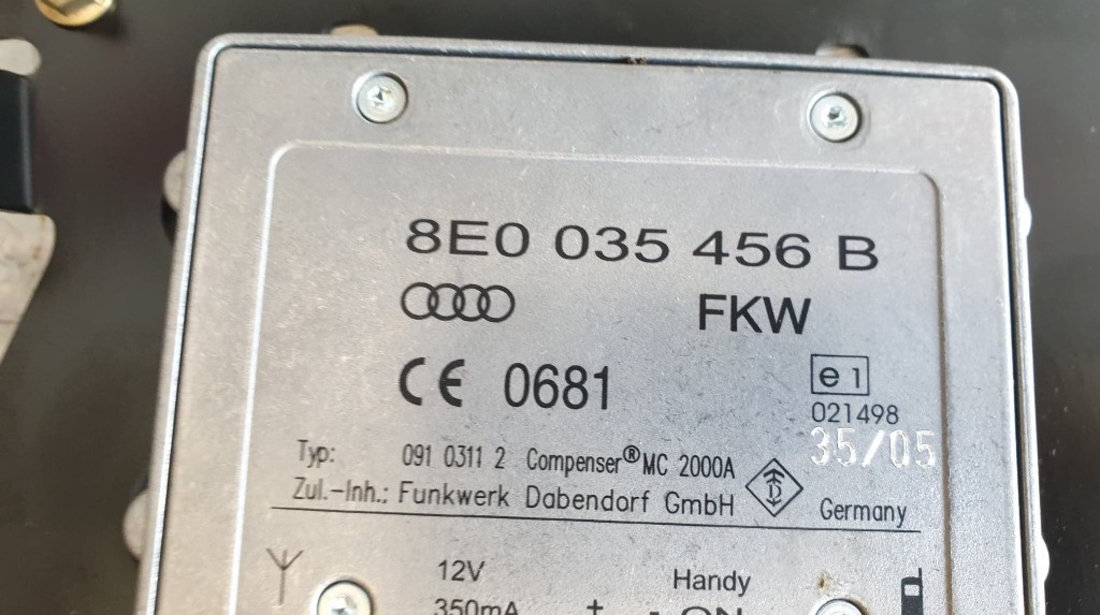 Amplificator audio Audi A3 8P cod piesa : 8E0035456B