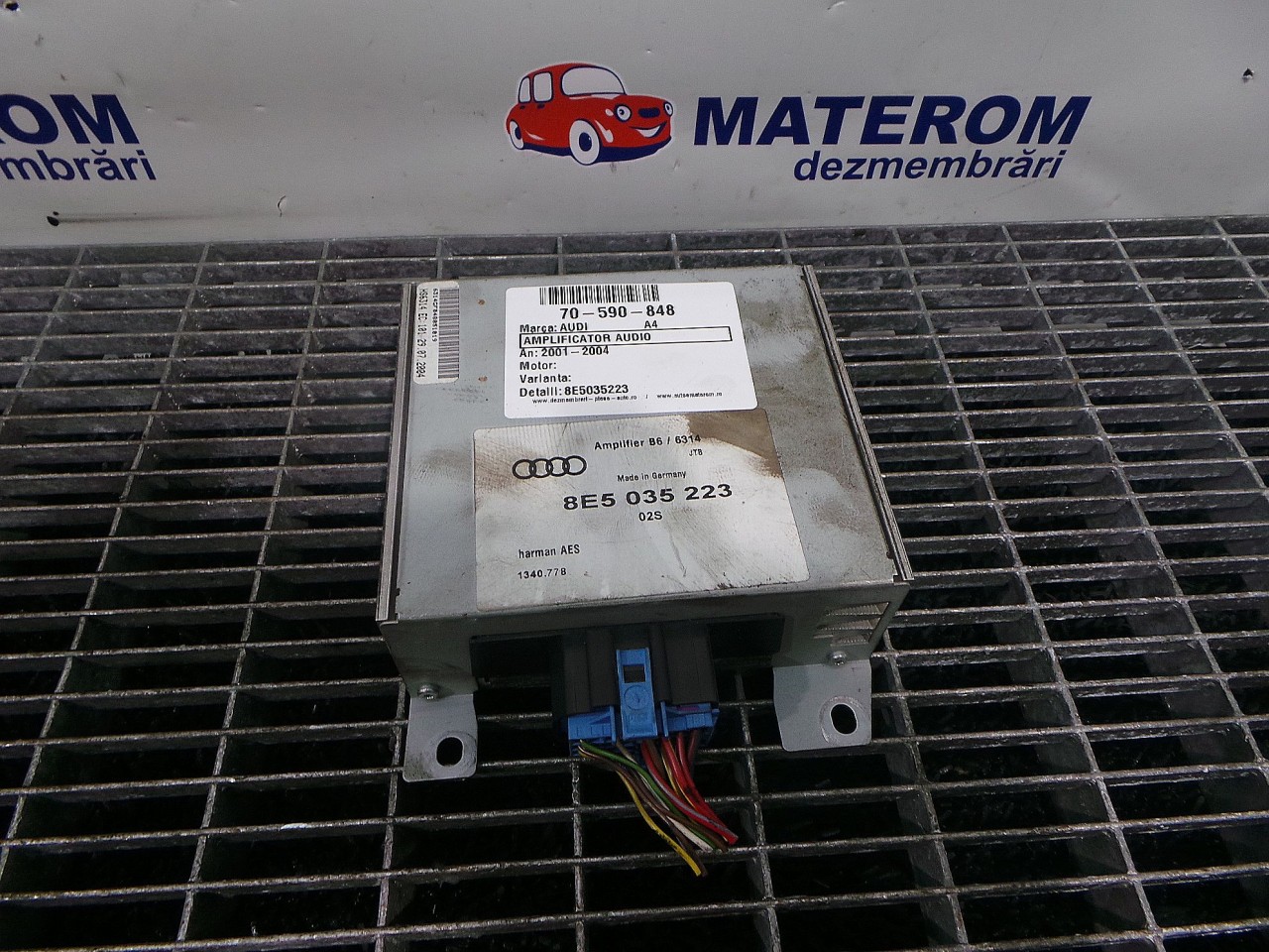 AMPLIFICATOR AUDIO AUDI A4 - - (2001 2004)
