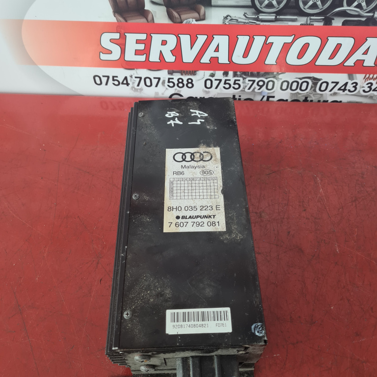 Amplificator audio Audi A4 (2004-2008) [8EC, B7] 2.0 Motorina 2007, 8H0035223E